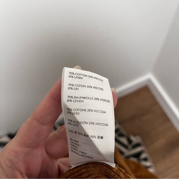 FREE PEOPLE Beach Knit Cotton Linen Blend Pull On Shorts Size Small - Picture 6 of 10